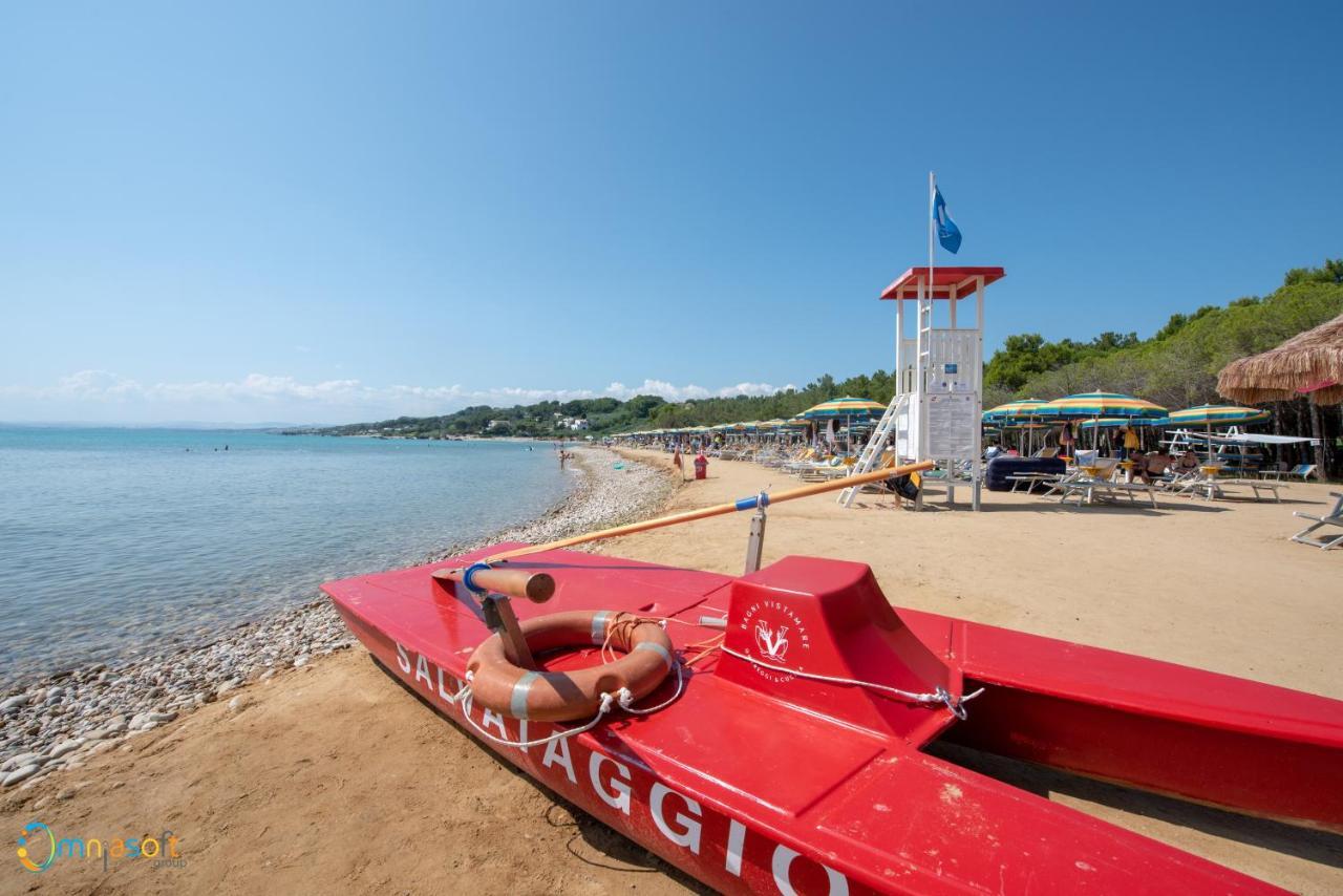 Grotta Del Saraceno Aparthotel Vasto Bagian luar foto